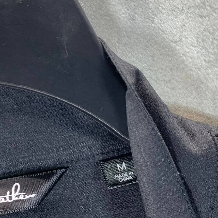 TRAVIS MATHEW Men's Black Crystal Cove 2.0 Full-Zip Jacket SZ M
