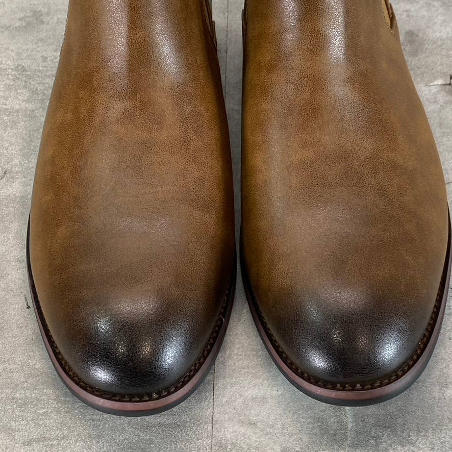 VANCE CO. Men's Wide Width Chestnut Landon Pull-On Dress Boots SZ 9W