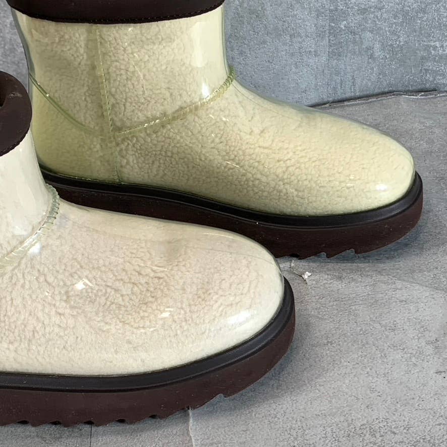 KOOLABURRA By UGG Women's Chocolate Brown/Natural Koola Clear Mini Boots SZ 8