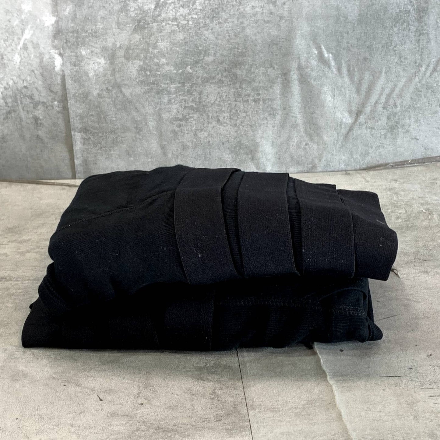 CLUB ROOM Men's Solid Black Full-Cut Tagless No-Ride Up 8-Pack Briefs SZ L