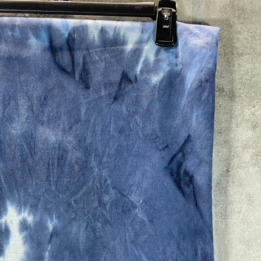 JENNI Women's Blue Tie-Dye Lightweight Jersey Wrap SZ OS