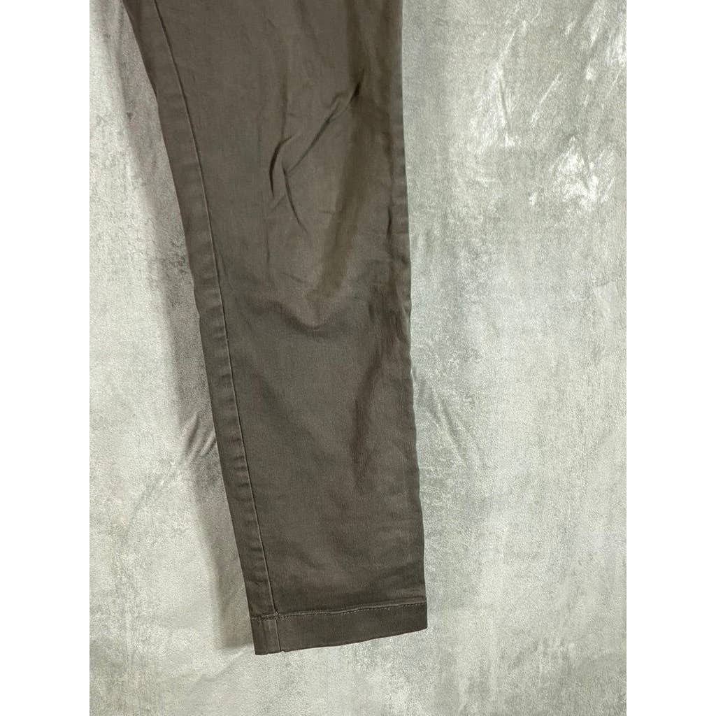J.CREW Men's Onyx Grey 250 Stretch Skinny-Fit Chino Pants SZ 31X30