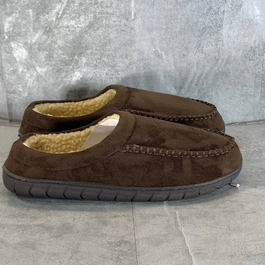 DOCKERS Men's Brown Christopher Classic Memory Foam Clog Slippers SZ XL 11-12