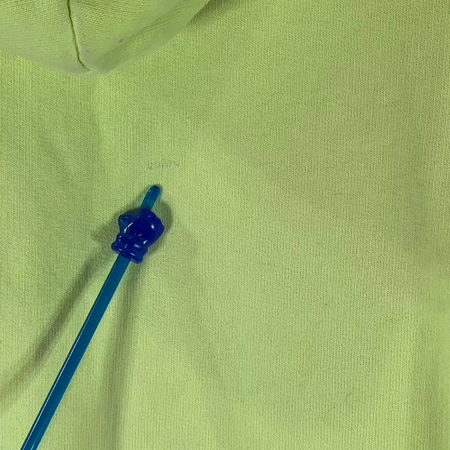 AMERICAN EAGLE Men's Neon Yellow Cotton Logo Pullover Hoodie SZ M