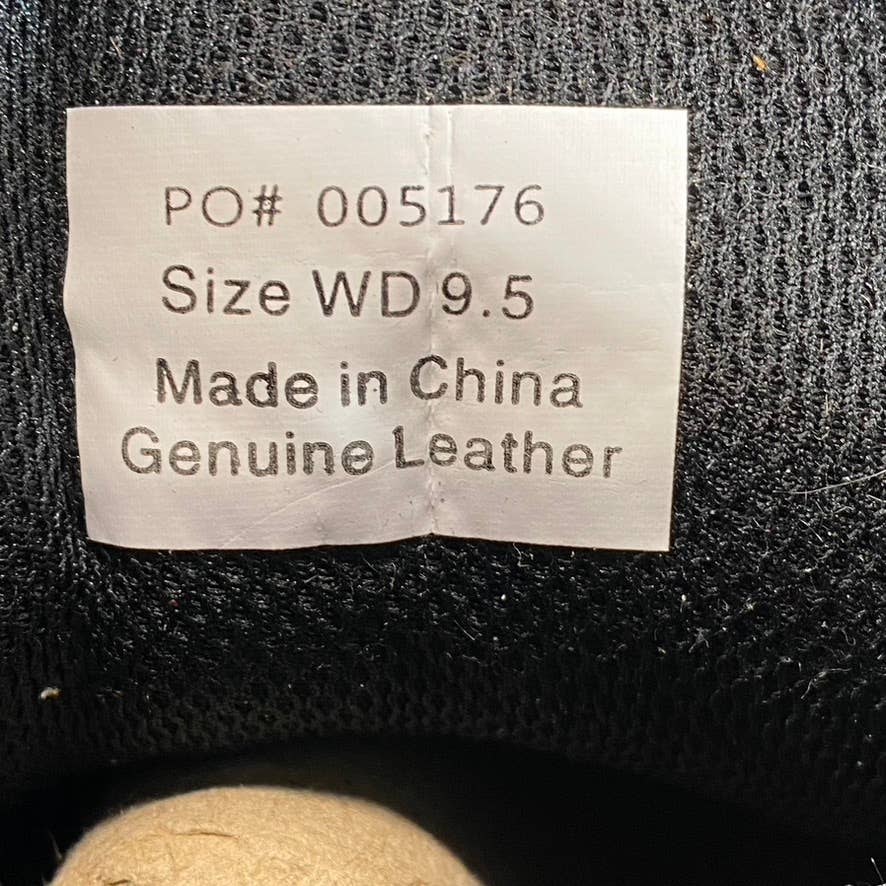 TERRITORY Men's Wide Black Raider Cap-Toe Lace-Up Ankle Boots SZ 9.5W