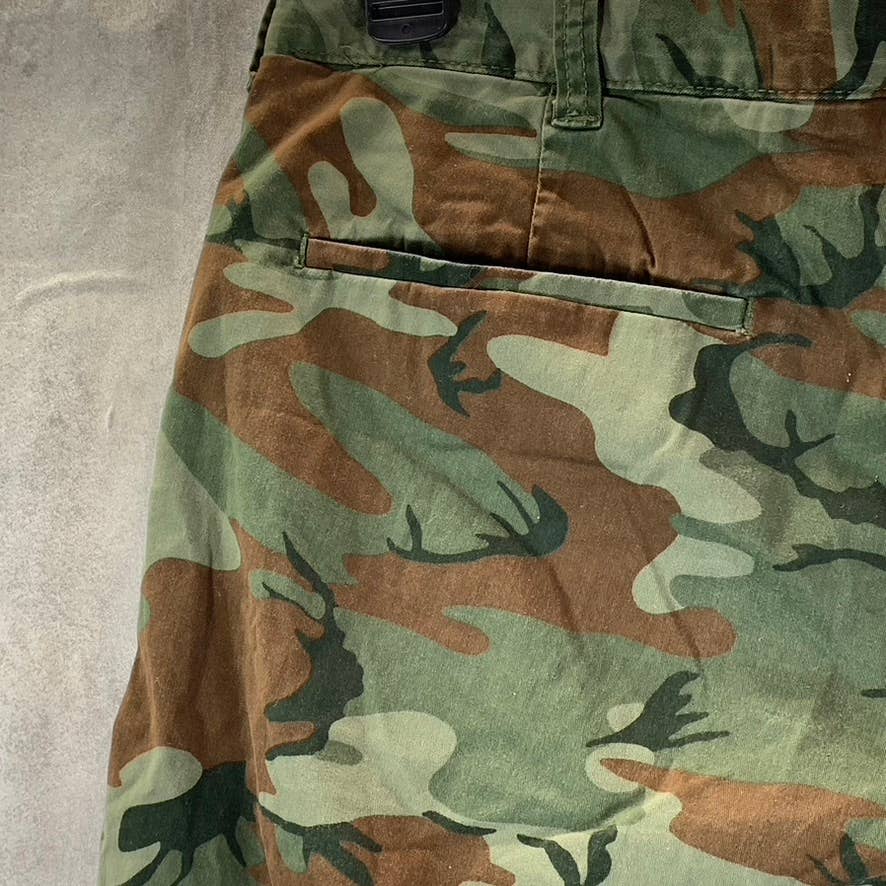 J.CREW Men's Green Camo 9" Low-Rise Stretch Shorts SZ 32