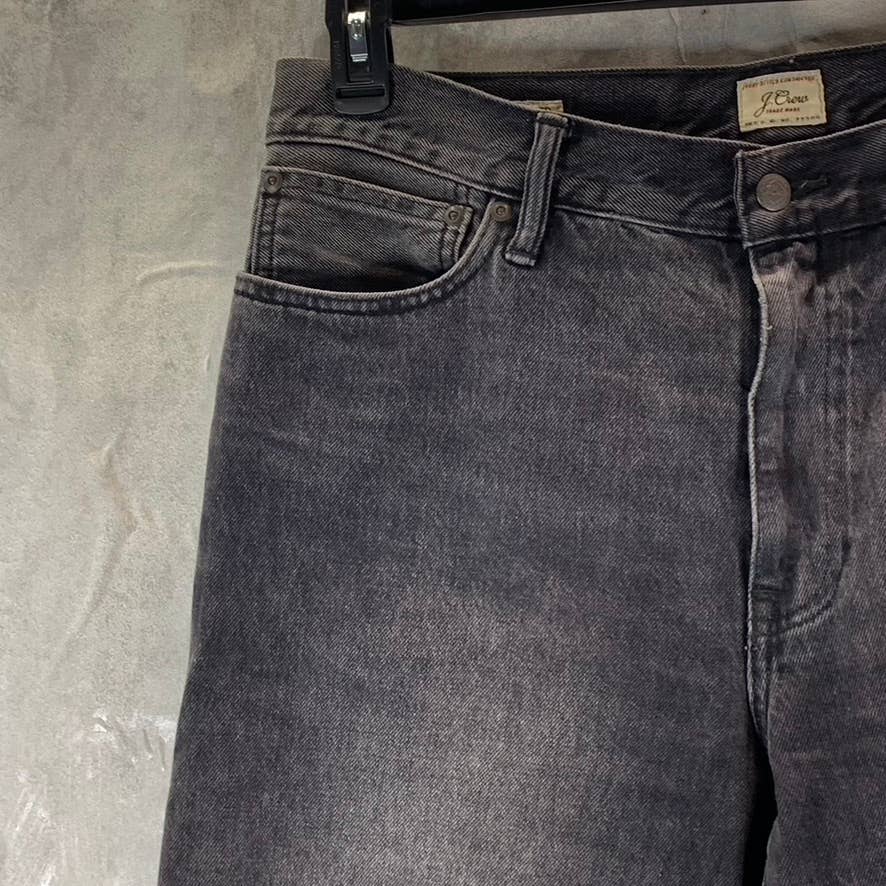 J.CREW Men's Deep Grey Wash Classic Straight-Leg Jeans SZ 34X30