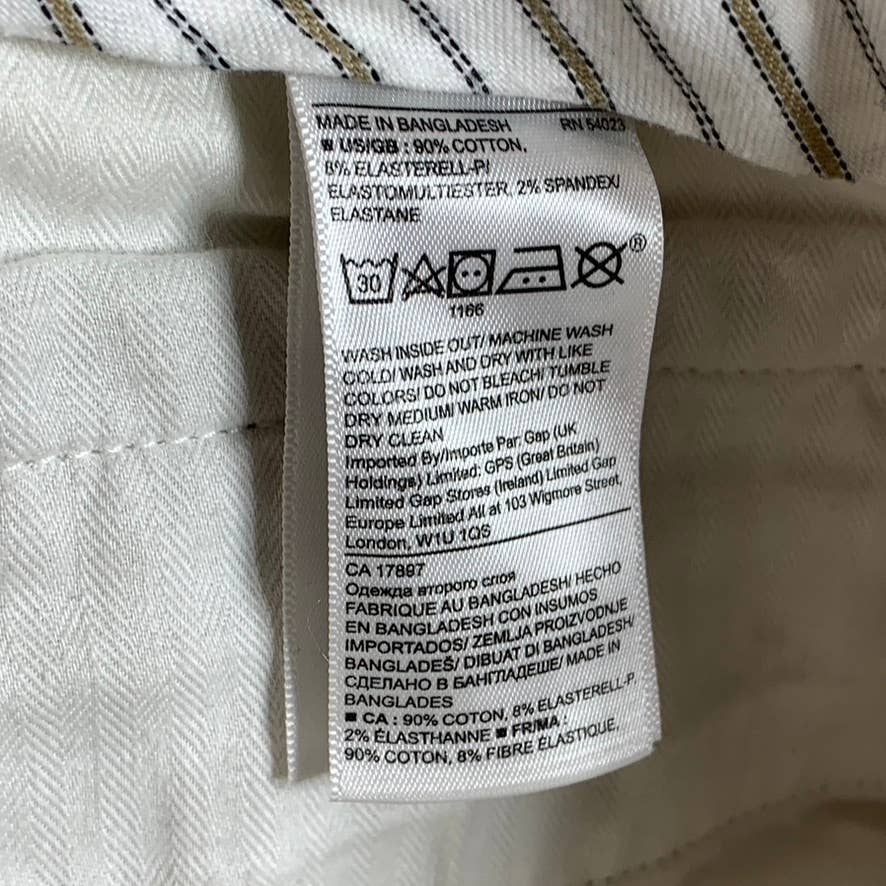 BANANA REPUBLIC Men's Khaki Straight-Fit Emerson Stretch Chino Pants SZ 28X30