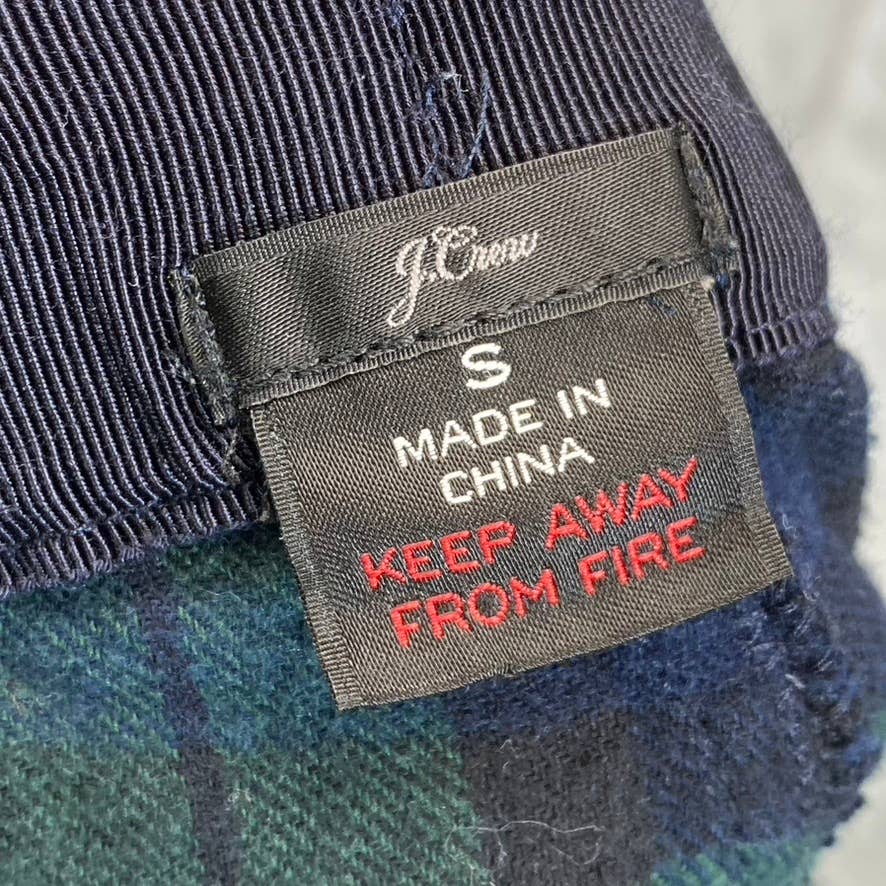 J.CREW Women's Black Watch Tartan Plaid Vintage Classic-Fit Pajama Pants SZ S