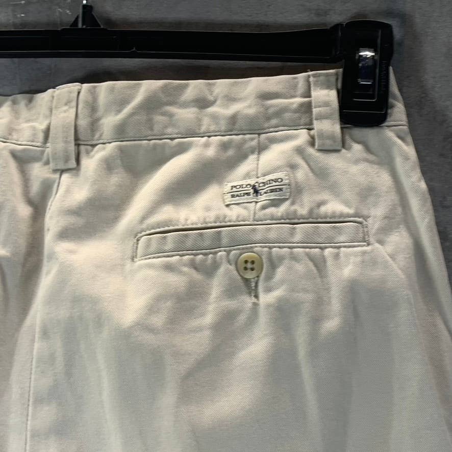 POLO BY RALPH LAUREN Men's Beige Vintage Chatfield Chino Pants SZ 32X32
