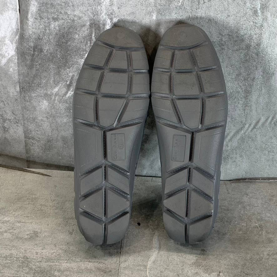 CLUB ROOM Men's Gray Lightweight Perforated Slip-On Driver Shoes SZ 9