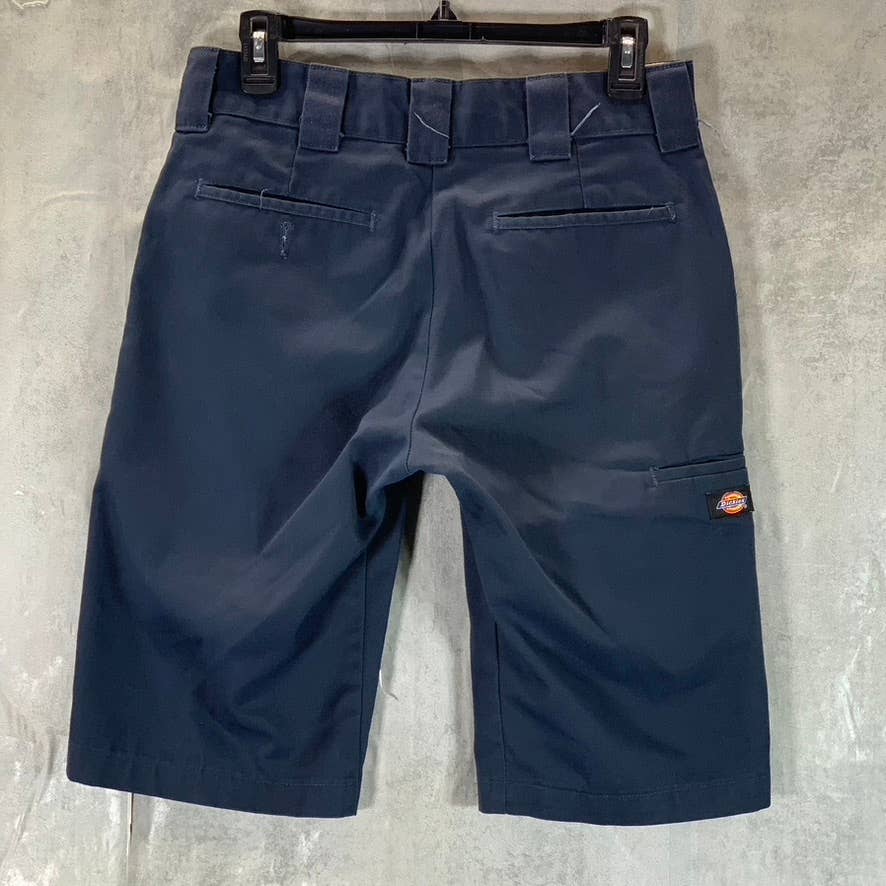 DICKIES Men's Navy FLEX Slim-Fit Work Shorts SZ 30