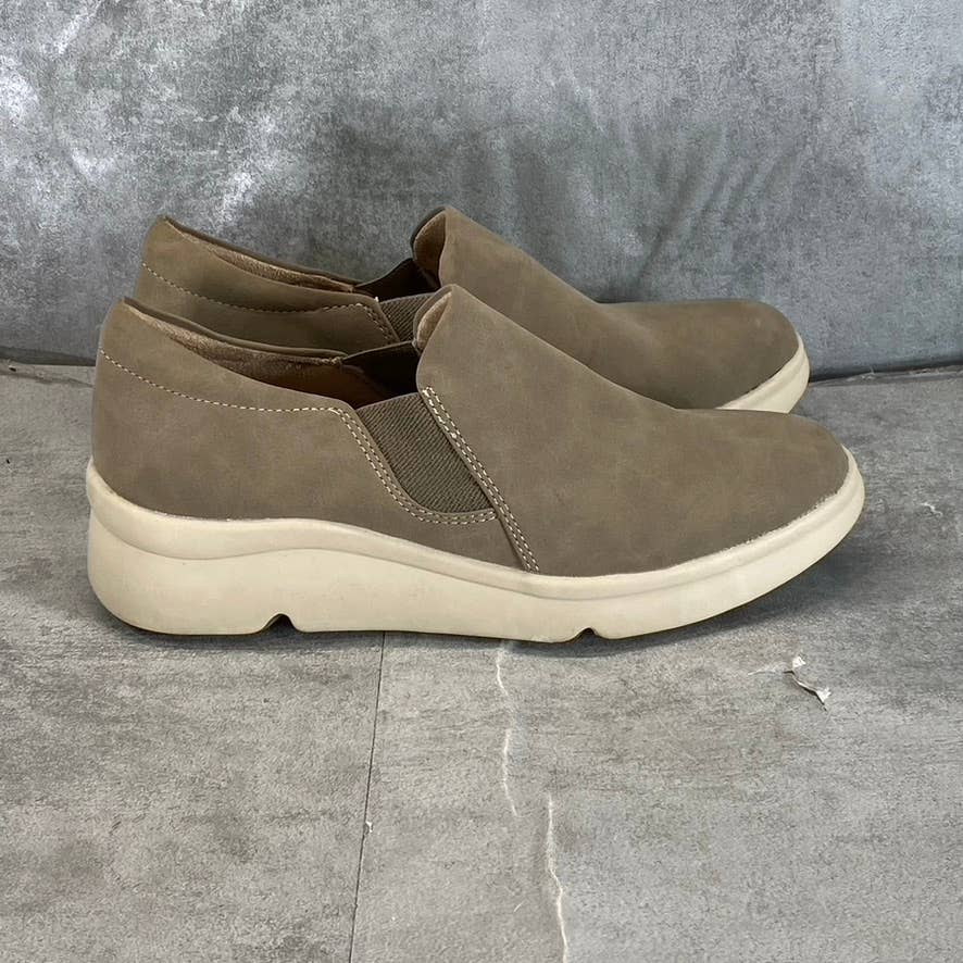 SOUL NATURALIZER Women's Wide Mushroom Brown Lyrie Slip-On Sneakers SZ 7W