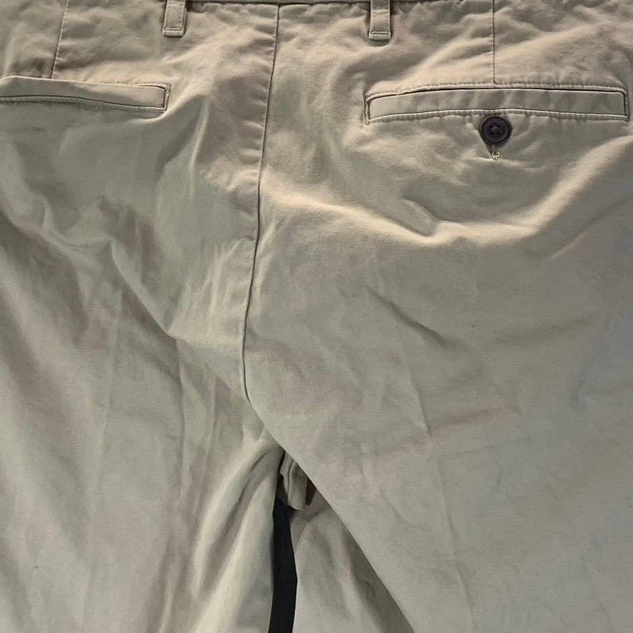 LANDS' END Men's Tan Traditional-Fit Straight-Leg Chino Pants SZ 31