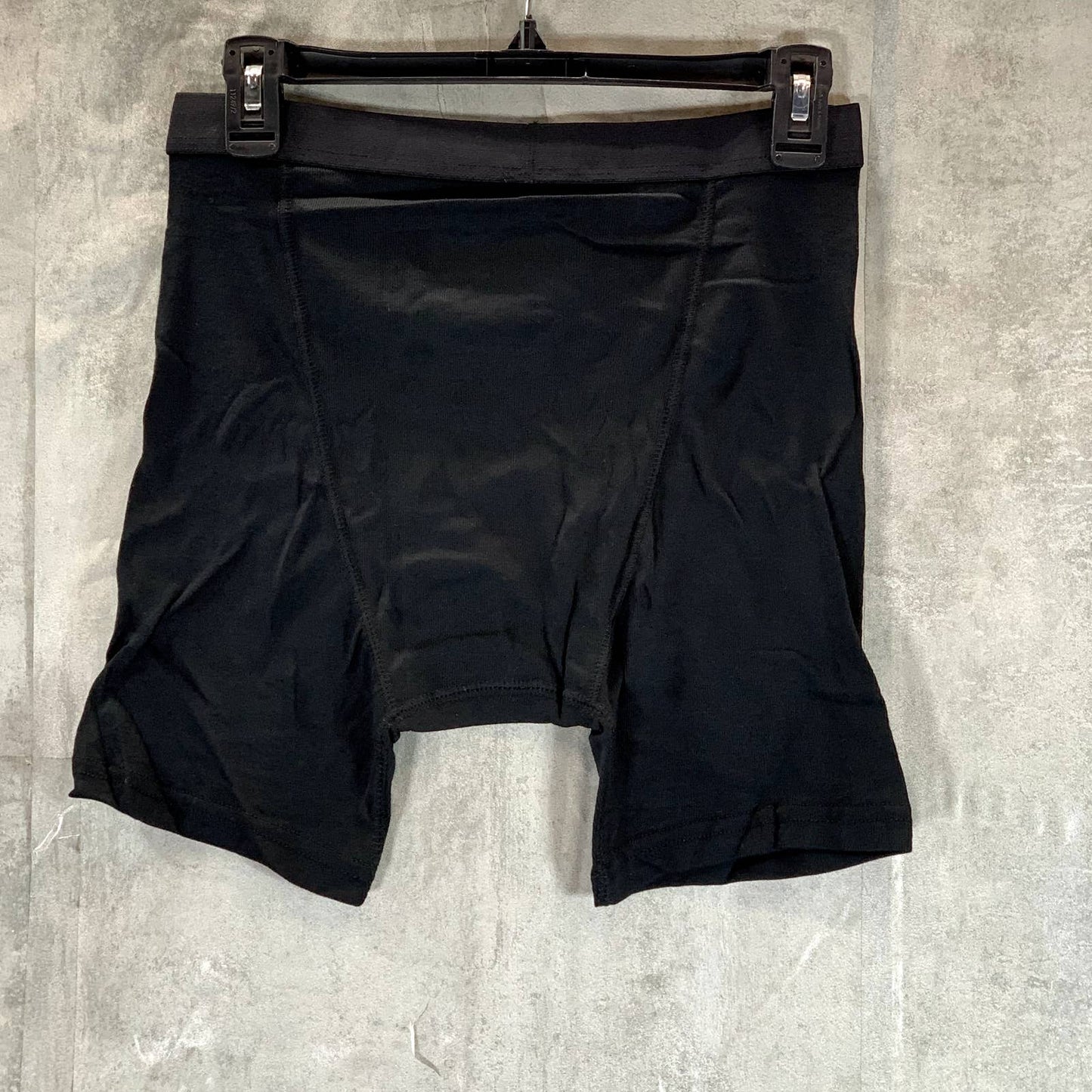 CLUB ROOM Men's Solid Black 8-Pack Tagless No-Rise Up Boxer Briefs SZ M