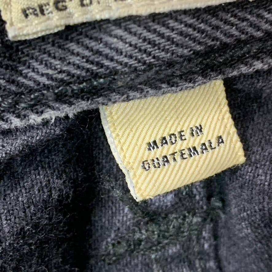 J.CREW Men's Deep Grey Wash Classic Straight-Leg Jeans SZ 34X30