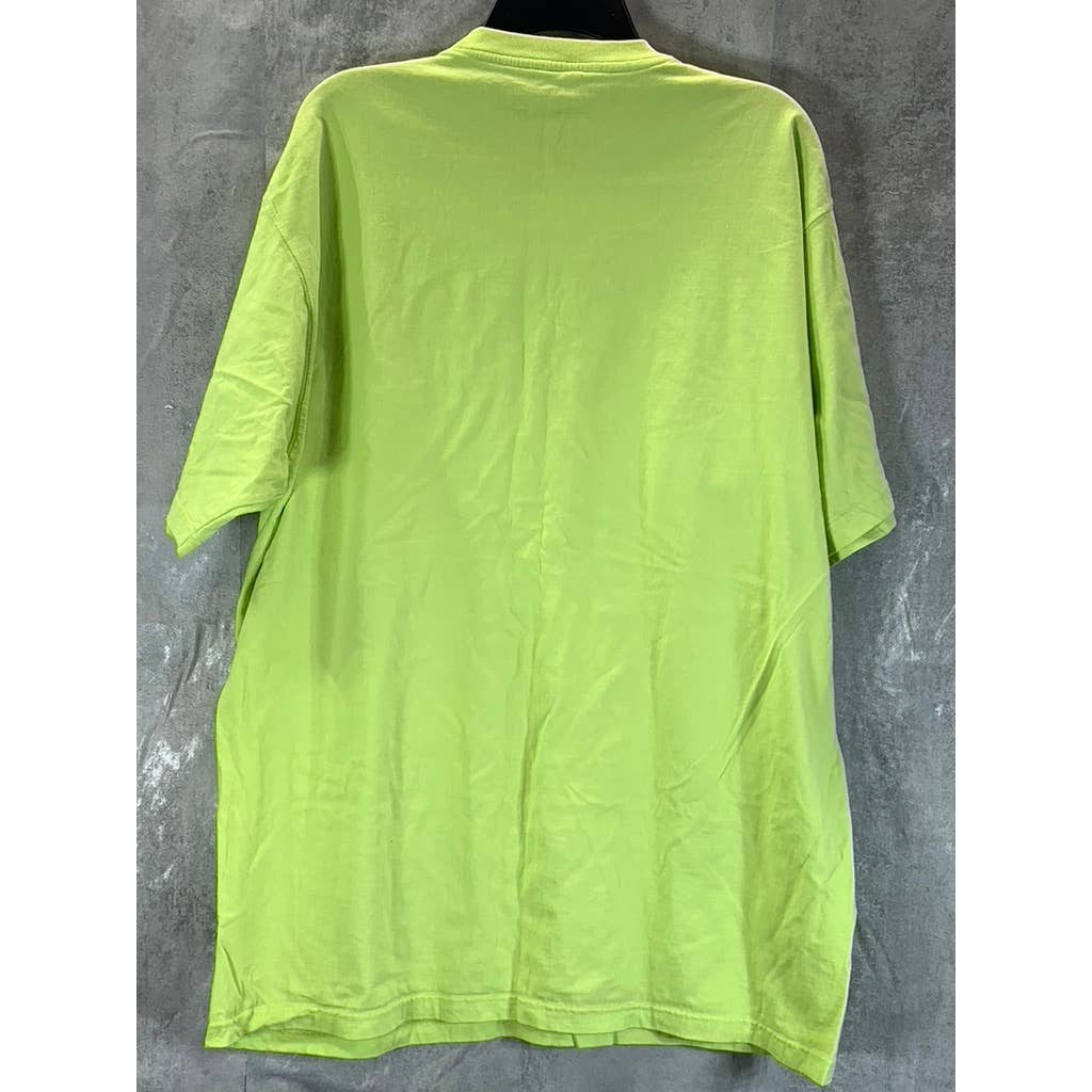 JORDAN CRAIG Men's Neon Green Crewneck Short-Sleeve T-Shirt SZ XL