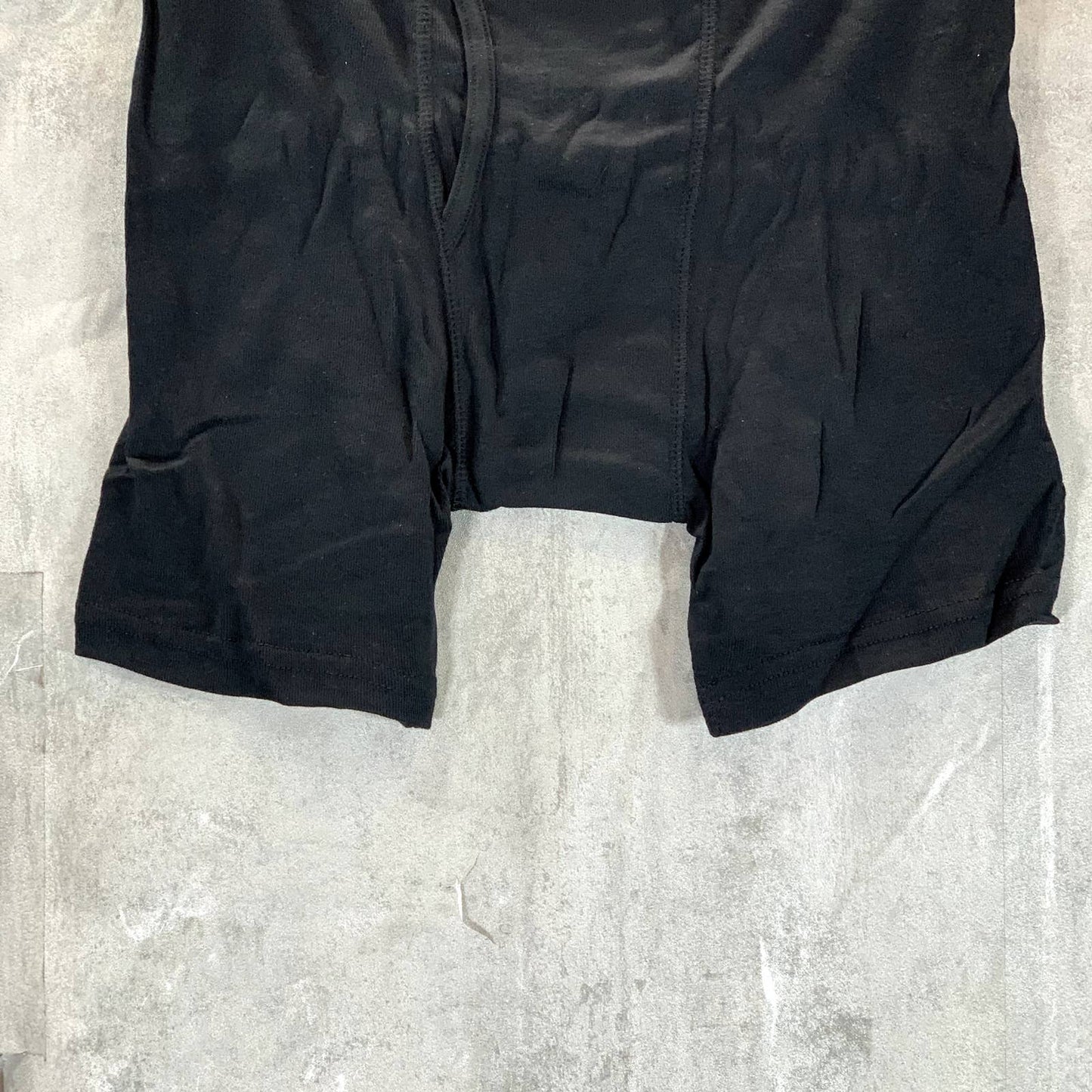 CLUB ROOM Men's Solid Black 8-Pack Tagless No-Rise Up Boxer Briefs SZ M
