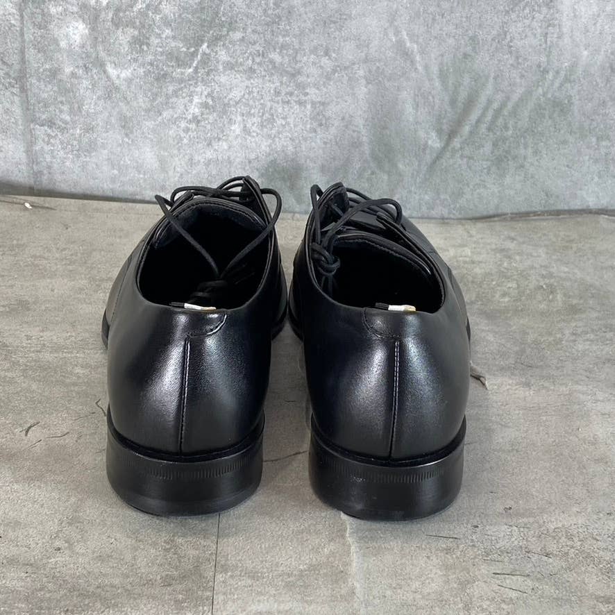 BOSS By Hugo Boss Men's Black Leather Colby Lace-Up Derby Dress Shoes SZ 7.5