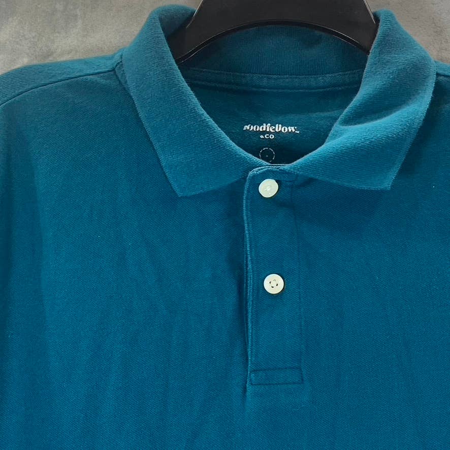 GOODFELLOW & CO Men's Costal Wave Loring Standard-Fit Polo Shirt SZ L