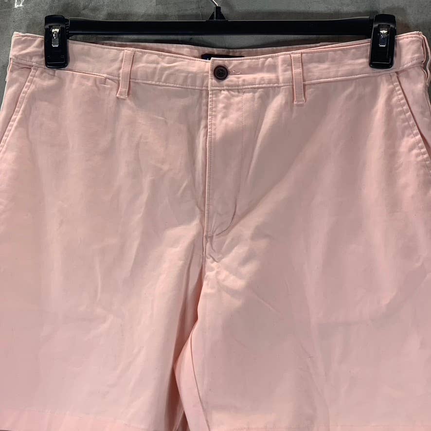 LANDS' END Men's Light Pink Traditional-Fit Comfort Knockabout Chino Short SZ 36