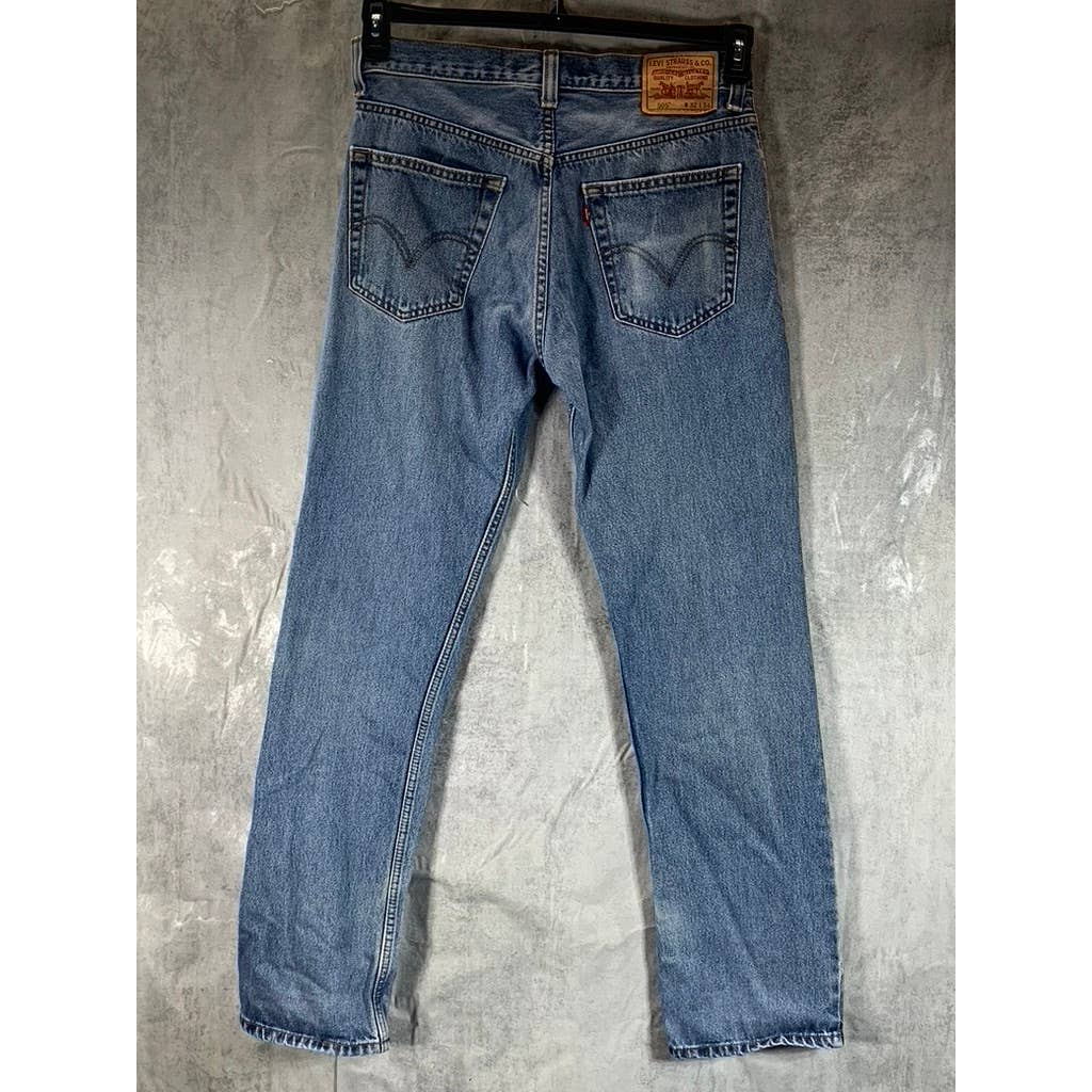 LEVI'S Men's Light Wash 505 Regular-Fit Straight-Leg Denim Jeans SZ 32X34