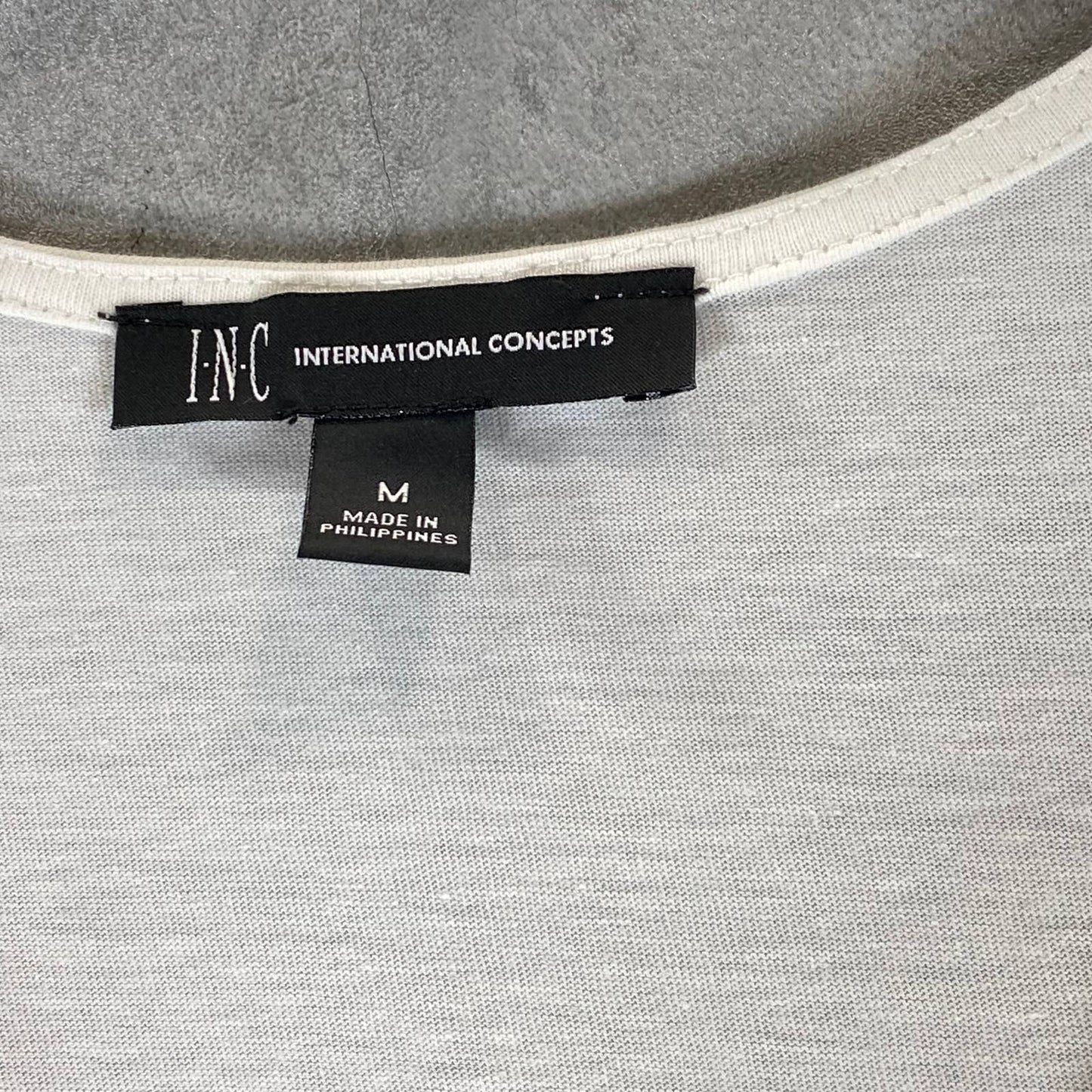 INC INTERNATIONAL CONCEPTS Women's Bright White Cotton Surplice Side-Tie Top SZM