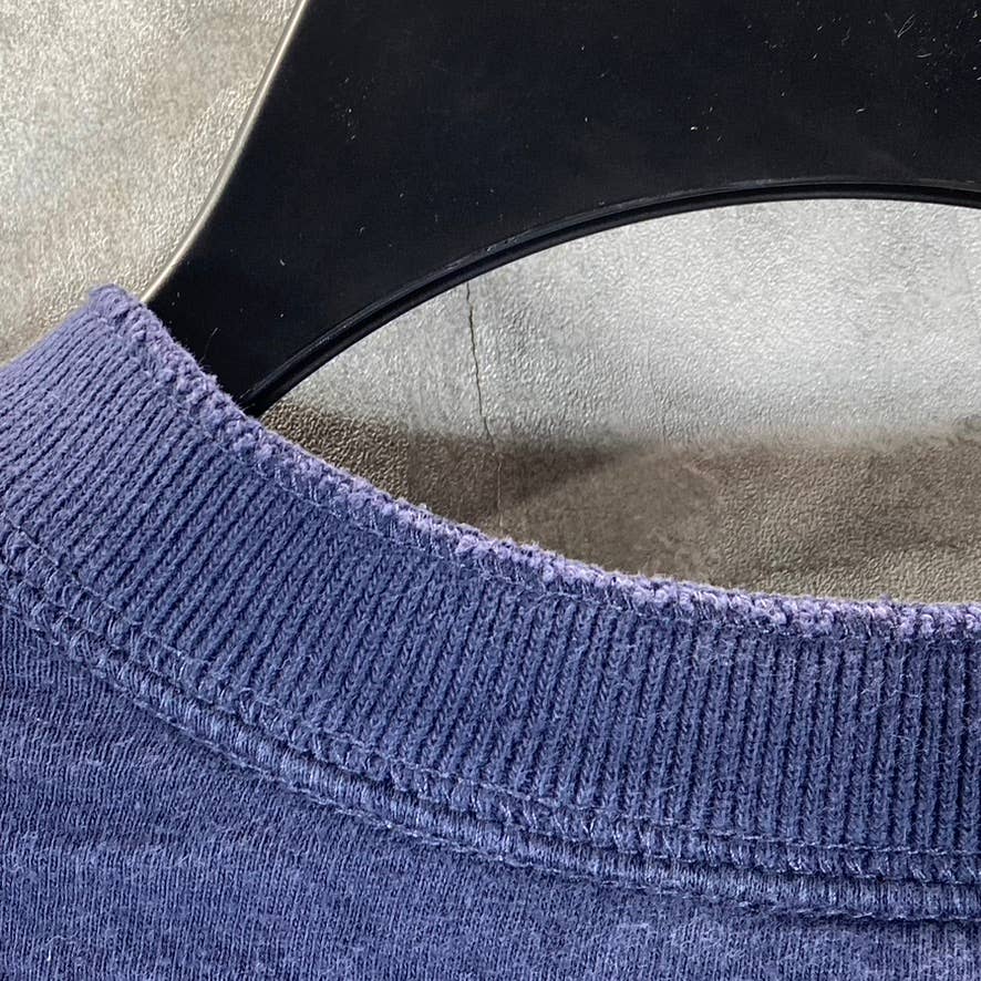 ABERCROMBIE & FITCH Men's Navy Pullover Henley Sweatshirt SZ M