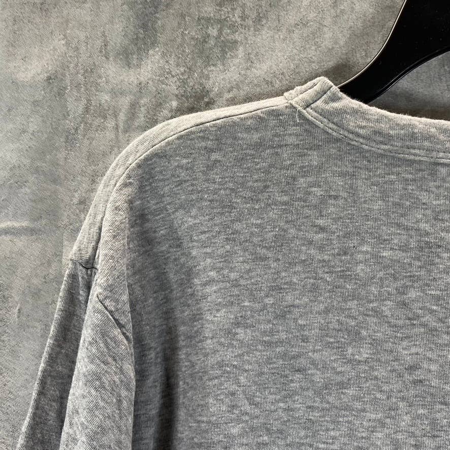 GUSTIN Men's Grey Heather Crewneck Short-Sleeve T-Shirt SZ 2XL