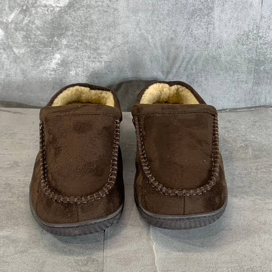 DOCKERS Men's Brown Christopher Classic Memory Foam Clog Slippers SZ XL 11-12