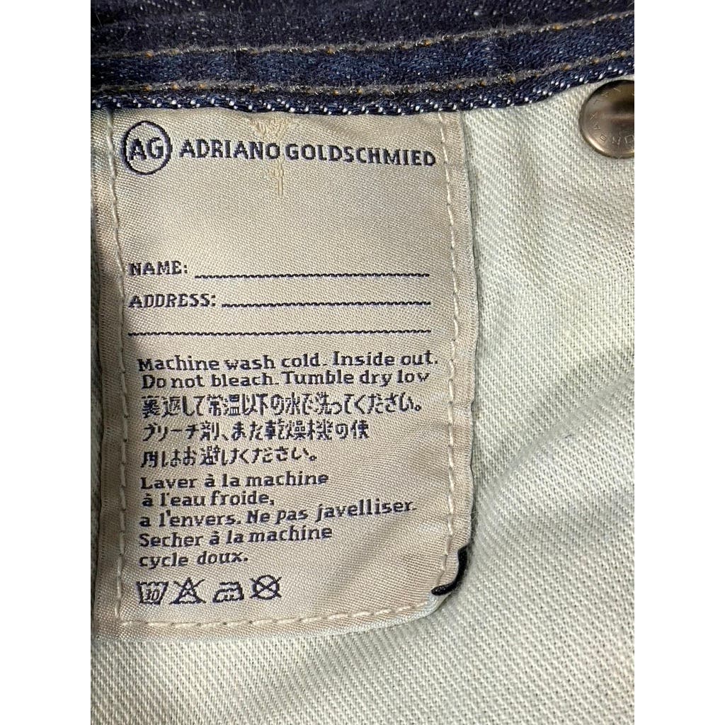 AG ADRIANO GOLDSCHMIED Men's Hunts The Protege Straight Leg Denim Jeans SZ 34X30