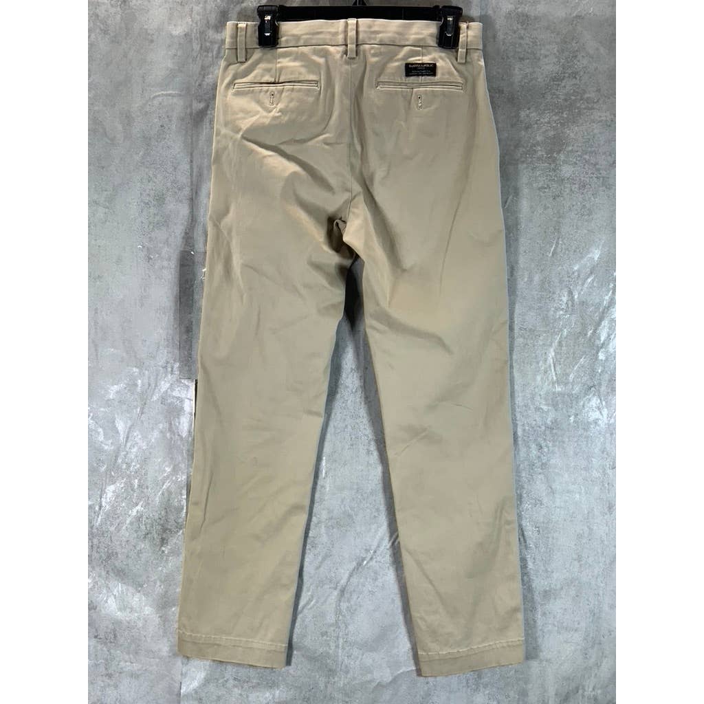 BANANA REPUBLIC Men's Khaki Straight-Fit Emerson Stretch Chino Pants SZ 28X30