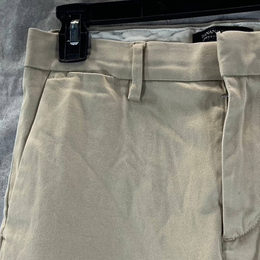 BANANA REPUBLIC Men's Khaki Straight-Fit Emerson Stretch Chino Pants SZ 28X30