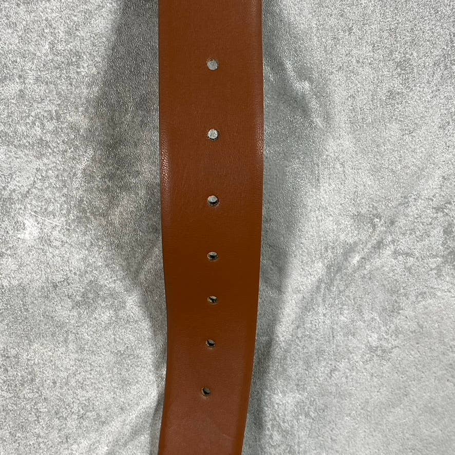 INC INTERNATIONAL CONCEPTS Women's Cognac Textured Buckle Belt SZ S