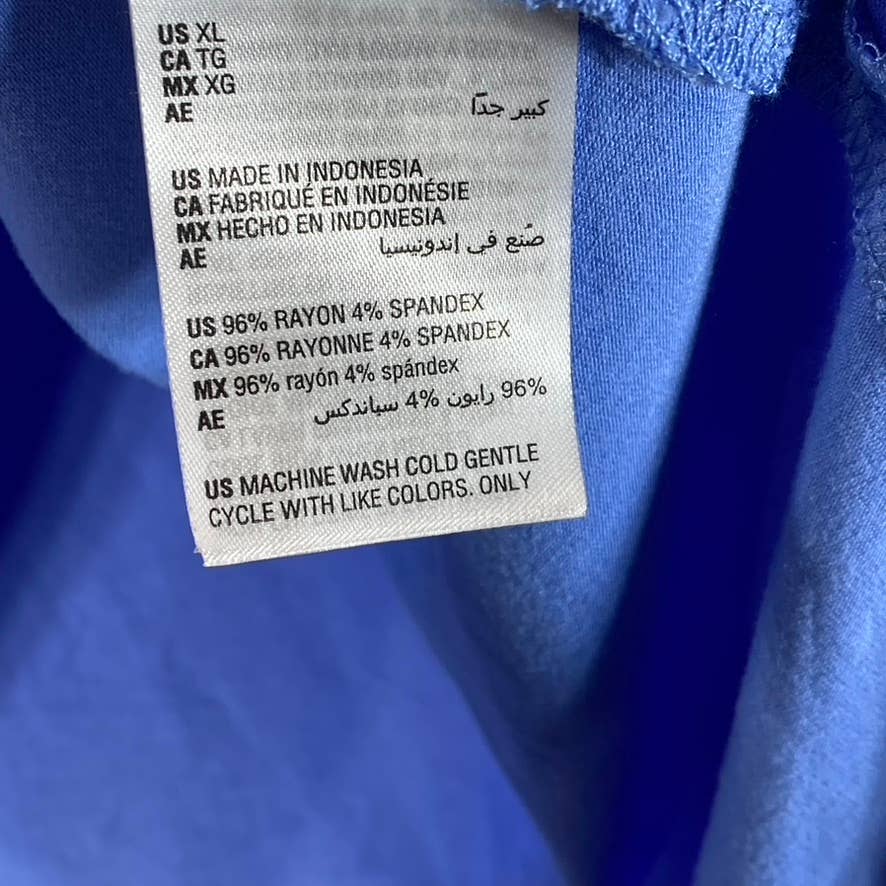 ALFANI Women's Blue Crewneck Short-Sleeve Tunic Top SZ XL