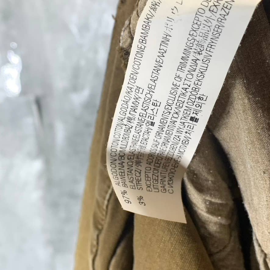 ZARA MAN Basic Men's Tan Slim-Fit Pants SZ 33X32