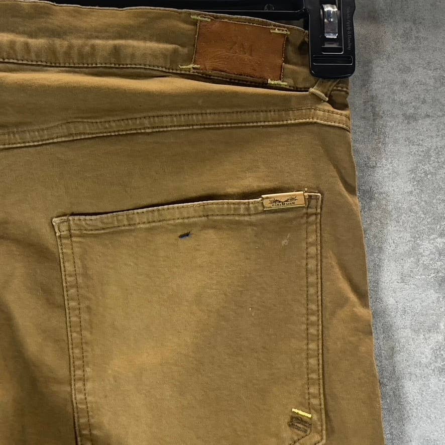 ZARA MAN Basic Men's Tan Slim-Fit Pants SZ 33X32