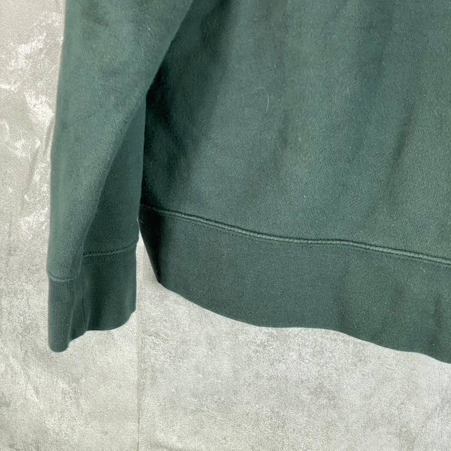 MADEWELL MWL Men's Hemlock Green Betterterry Pullover Hoodie Sweatshirt SZ L