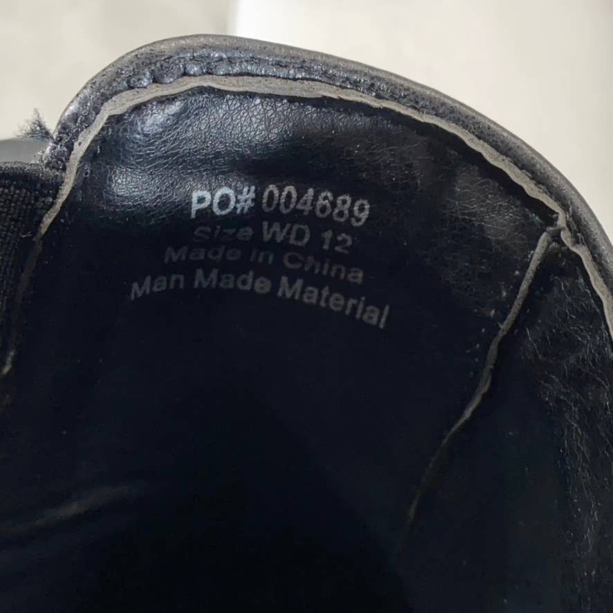 VANCE CO. Men's Wide Width Black Landon Pull-On Dress Boots SZ 12W