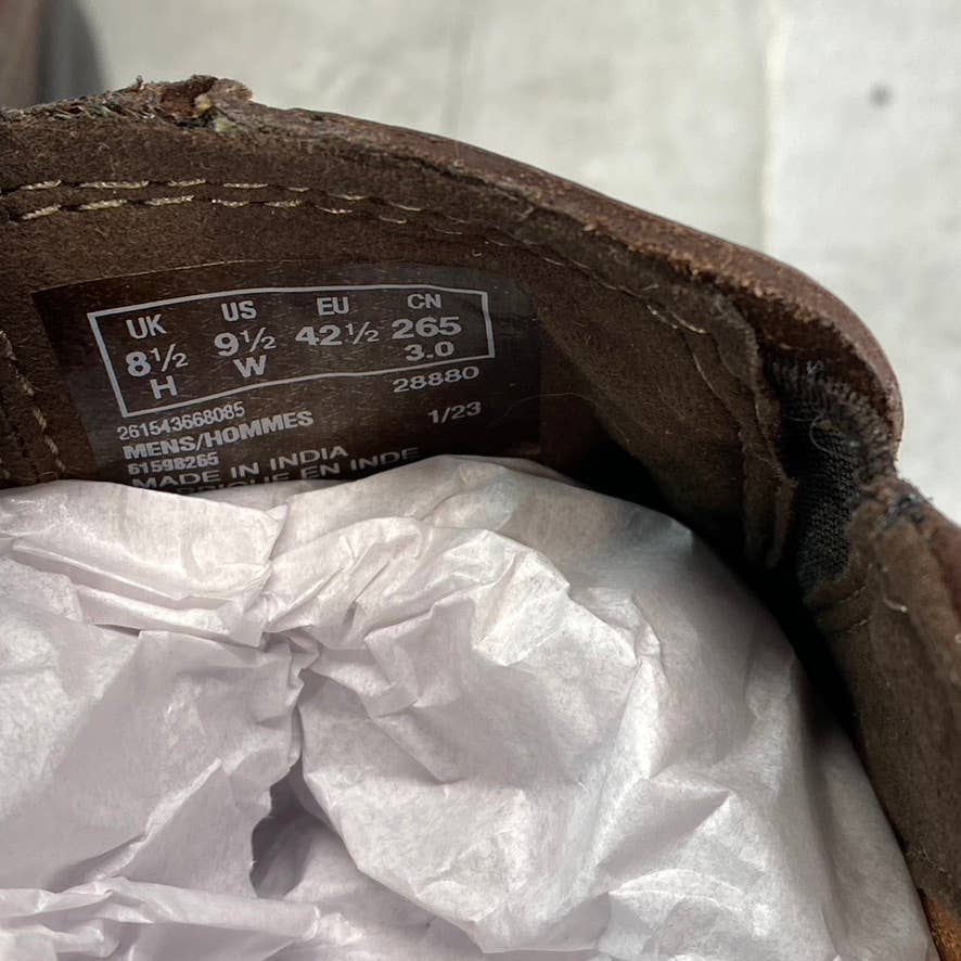 CLARKS COLLECTION Men's Wide Tan Tumbled Bradley Free Slip-On Loafers SZ 9.5W