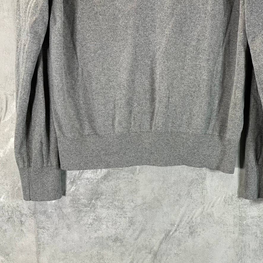 BANANA REPUBLIC Men's Grey Heather Luxury Blend V-Neck Pullover Sweater SZ M