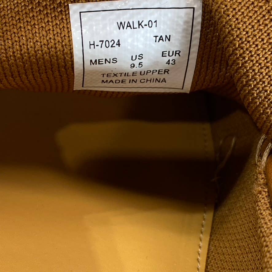 ASTON MARC Men's Tan Knit Moc-Toe Slip-On Loafers SZ 9.5
