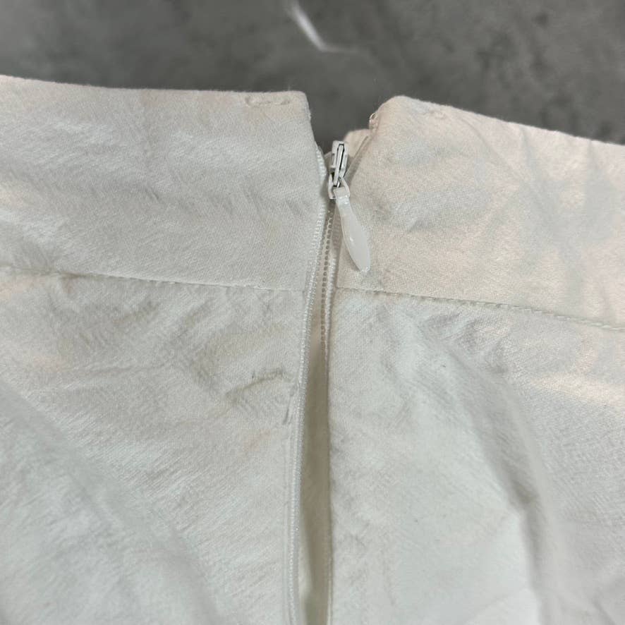 INC INTERNATIONAL CONCEPTS Women's Bright White High-Rise Eyelet Shorts SZ 10