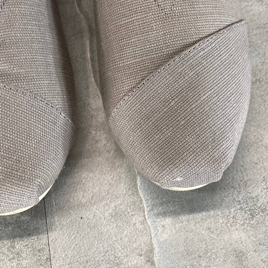 TOMS Women's Morning Dove Canvas Alpargata Recycled Lightweight Flats SZ 10