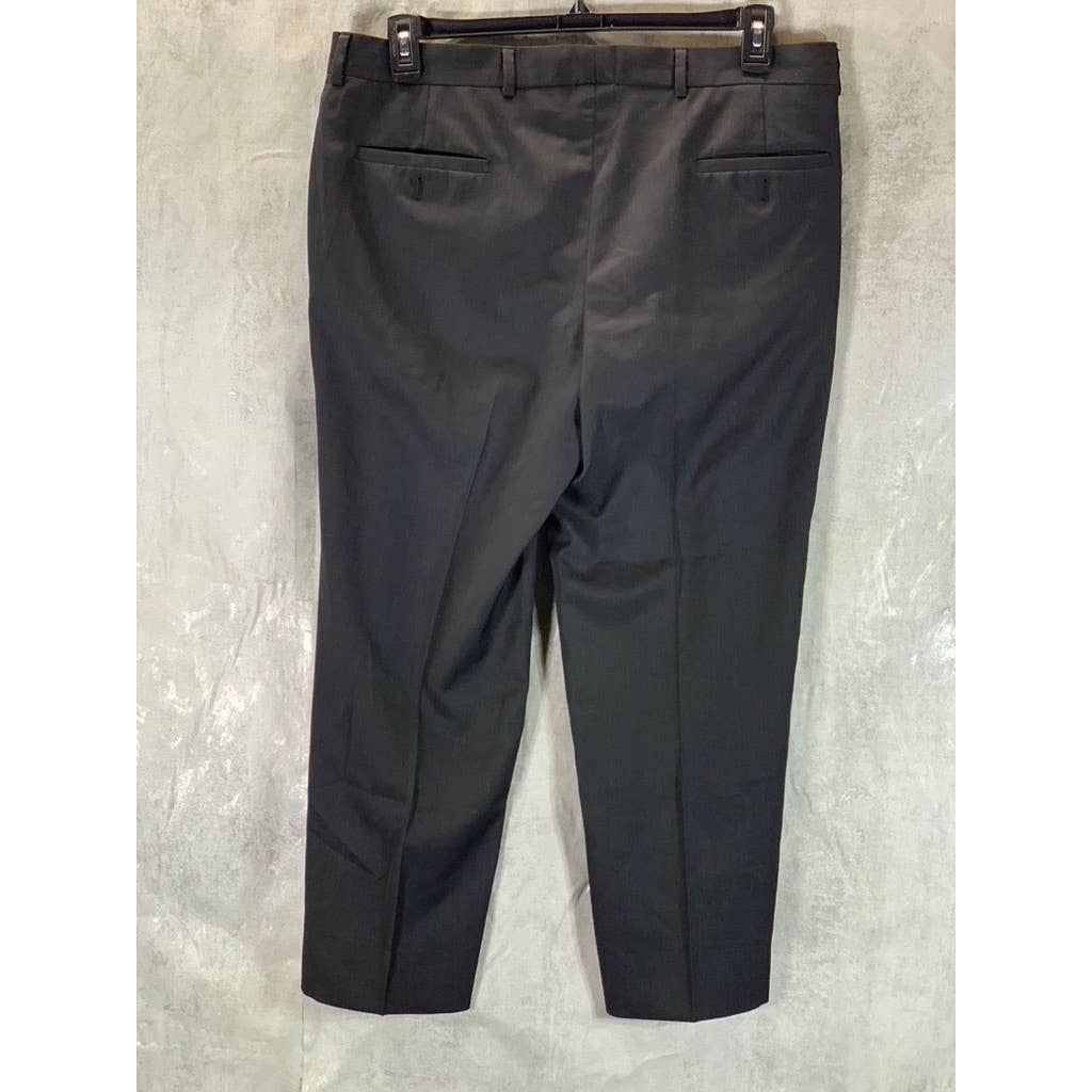 PRONTO UOMO PLATINUM Men's Black Wool Suit Pants SZ 34