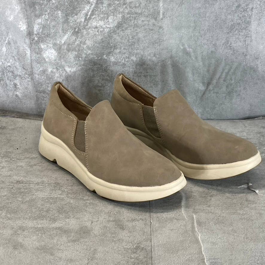 SOUL NATURALIZER Women's Wide Mushroom Brown Lyrie Slip-On Sneakers SZ 7W