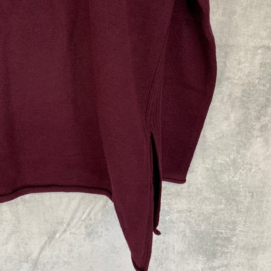 FRENCH CONNECTION Wine Turtleneck Long Sleeve Pullover Sweater SZ M