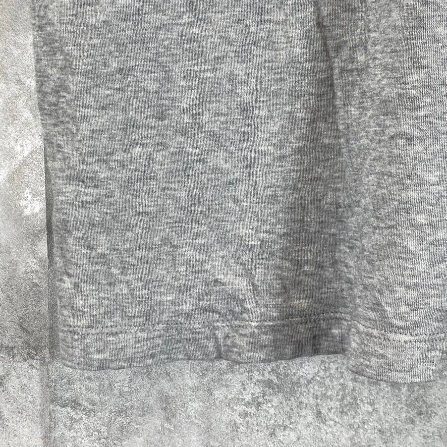 GUSTIN Men's Grey Heather Crewneck Short-Sleeve T-Shirt SZ 2XL