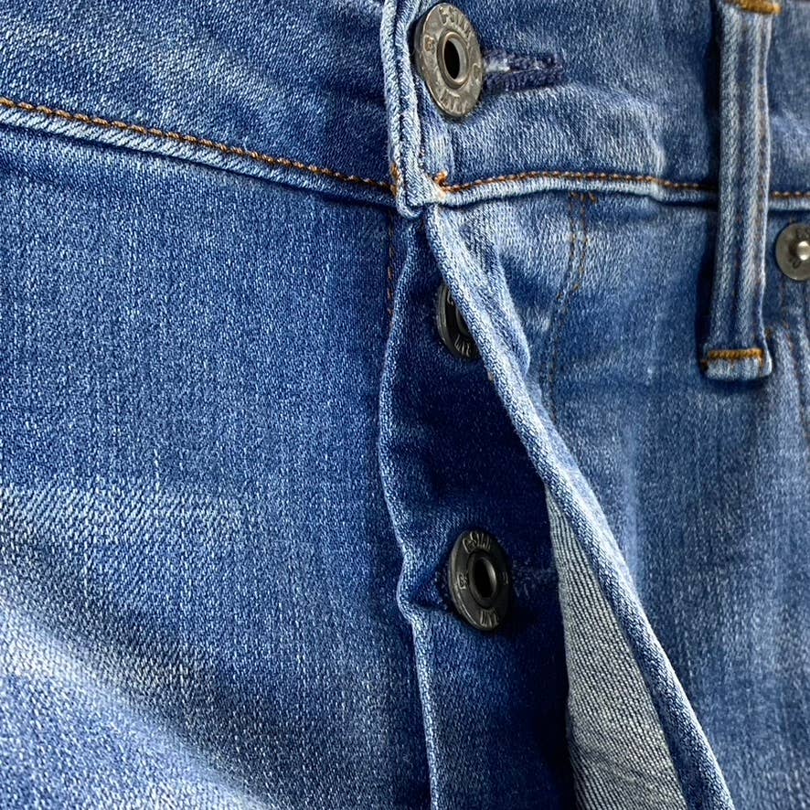 G-STAR RAW Men's Faded Niagara Restored 3301 Slim-Fit Jeans SZ 33X32