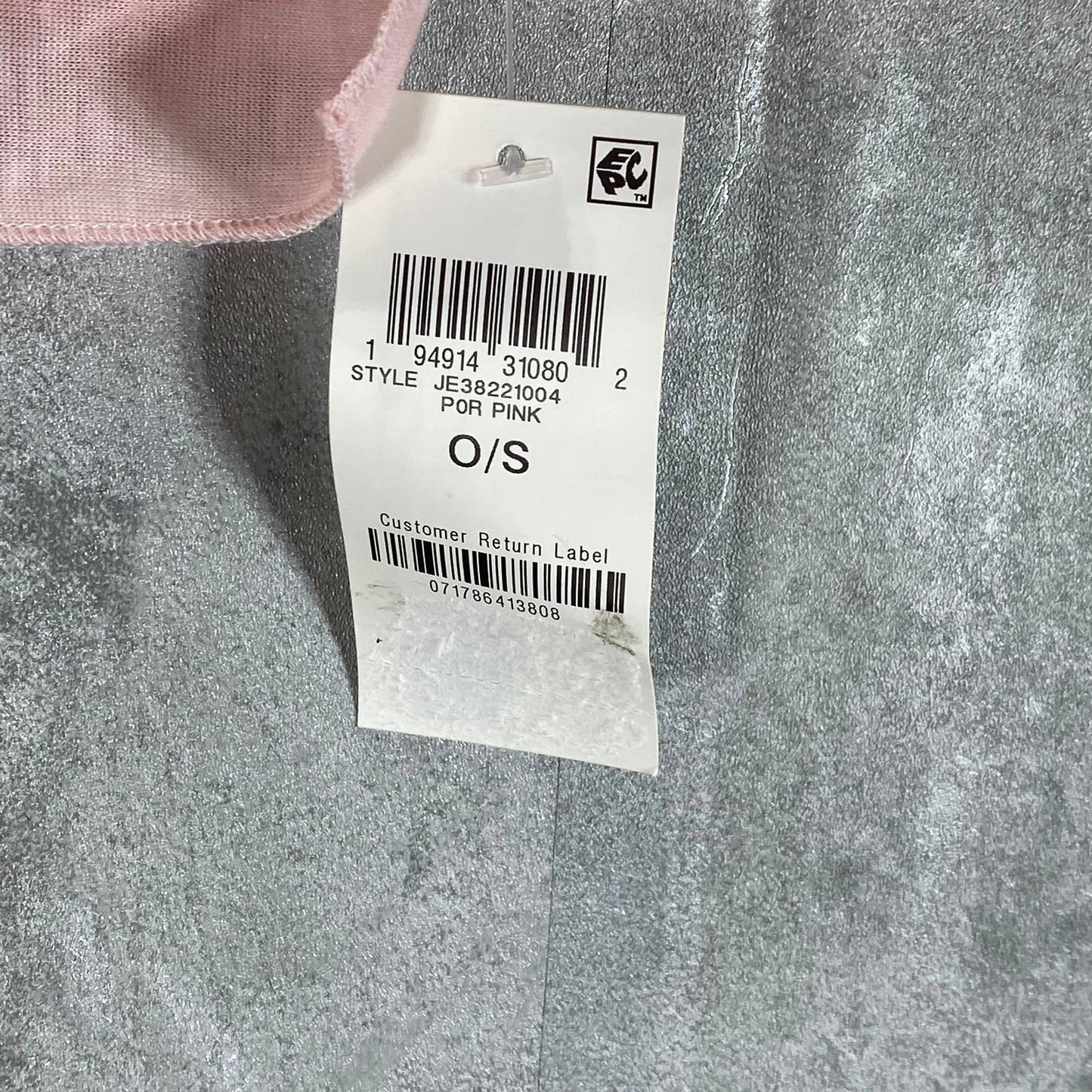 JENNI Women's Pink Ombre Jersey Wrap Scarf SZ OS